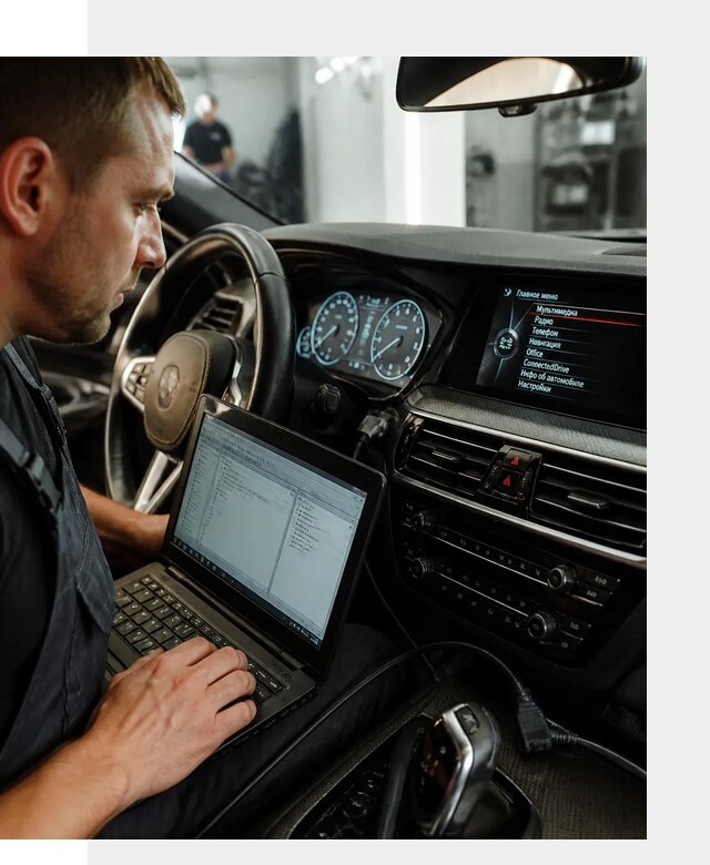 Русификация приборной панели BMW для авто в Уфе от компании