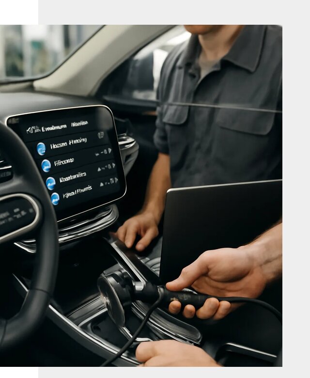 Установка приложений Geely для мультимедиа автомобиля в Уфе