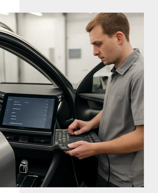 Русификация мультимедиа автомобилей Lynk Co в Уфе