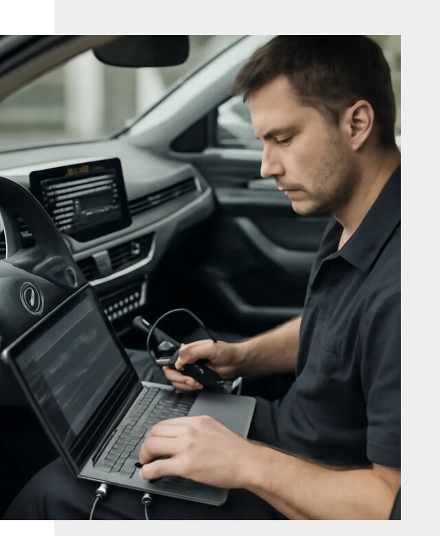 Настройка телематики автомобиля под ключ для авто в Уфе